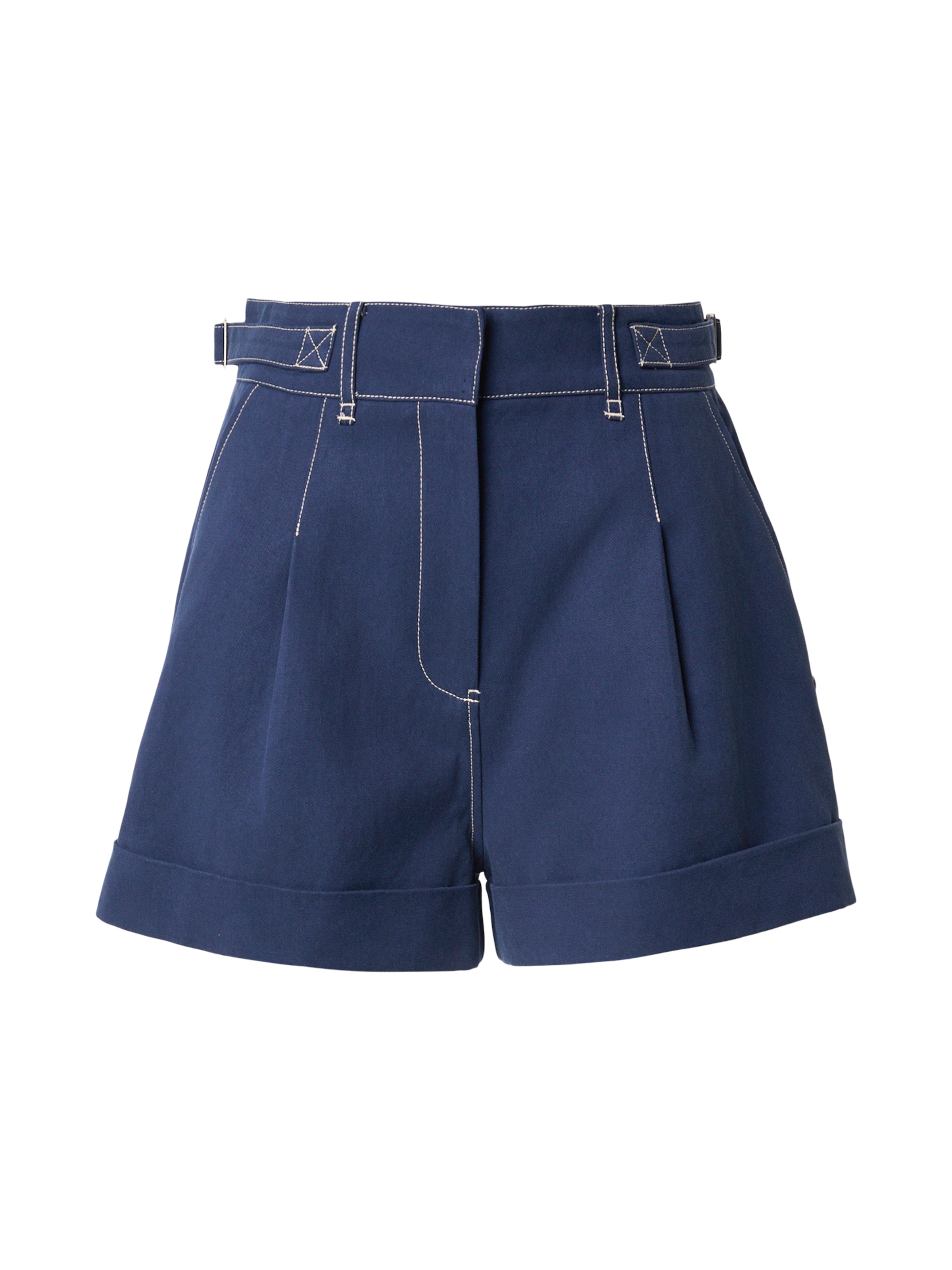 GUESS Loosefit Élére vasalt nadrágok 'CORELINE' - kék: elől