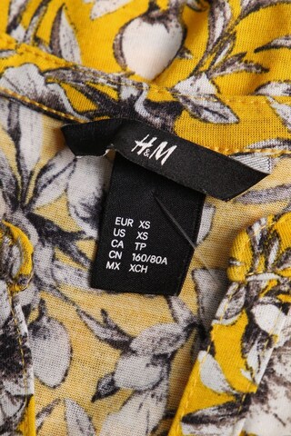 H&M Tunika-Bluse XS in Gelb