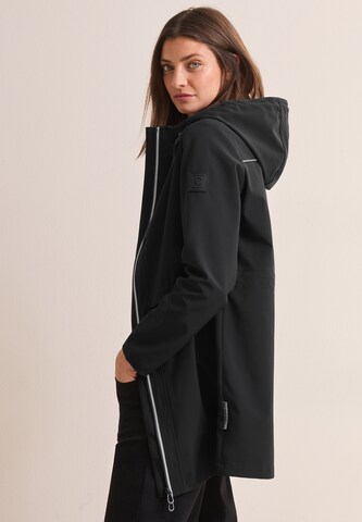CECIL Softshell Mantel in Schwarz