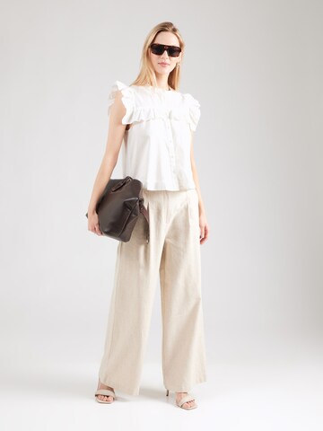 ICHI Bluse 'IHRAMSAY' in Beige
