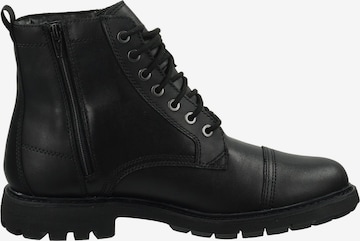 CLARKS Lace-Up Boots 'Batcombe Cap' in Black