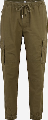 Effilé Pantalon cargo GAP en vert : devant