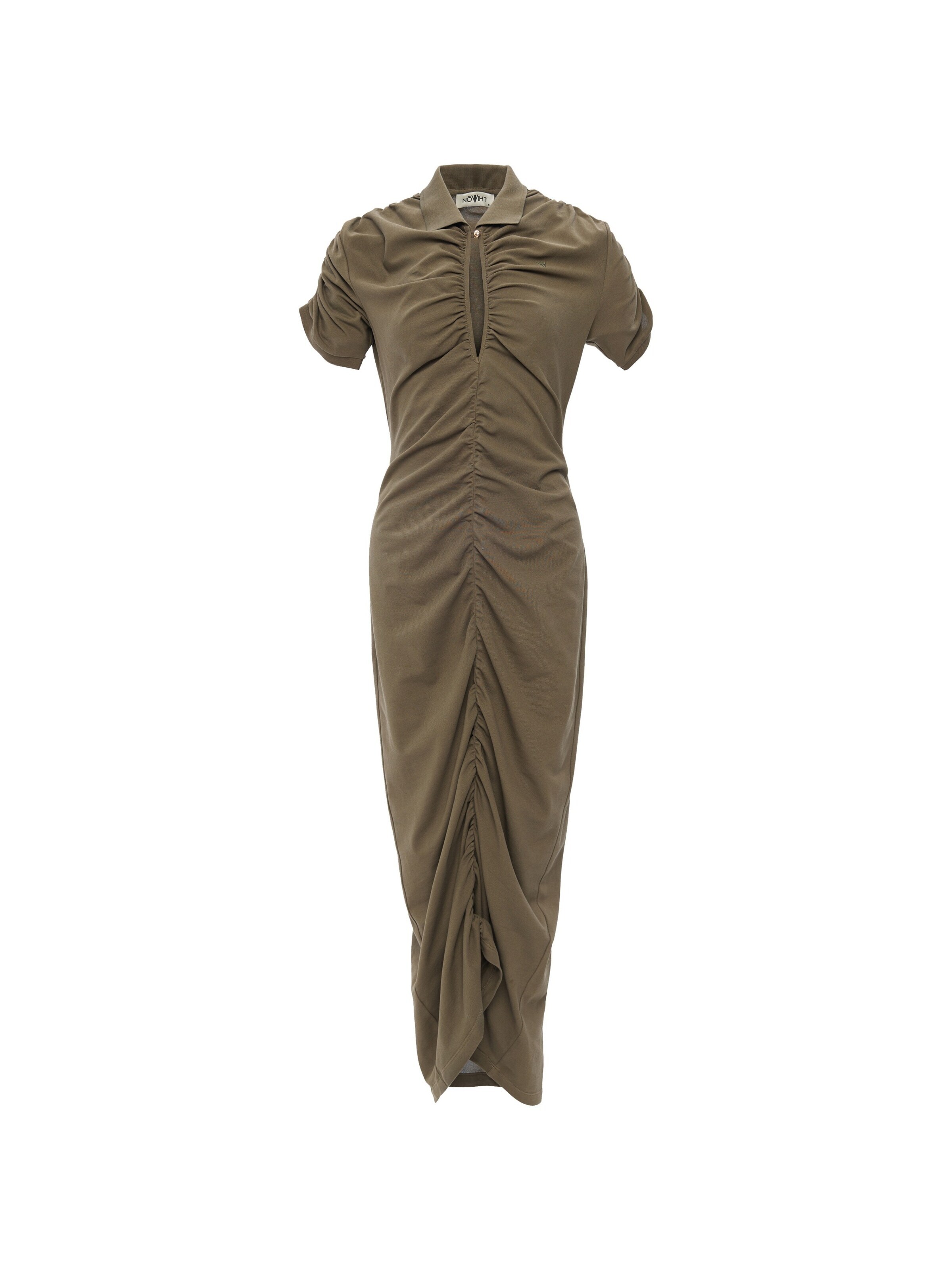 NOWIHT Kleid 'Delphine'‌‌‌‌‌‌ in Grün: Vorderseite