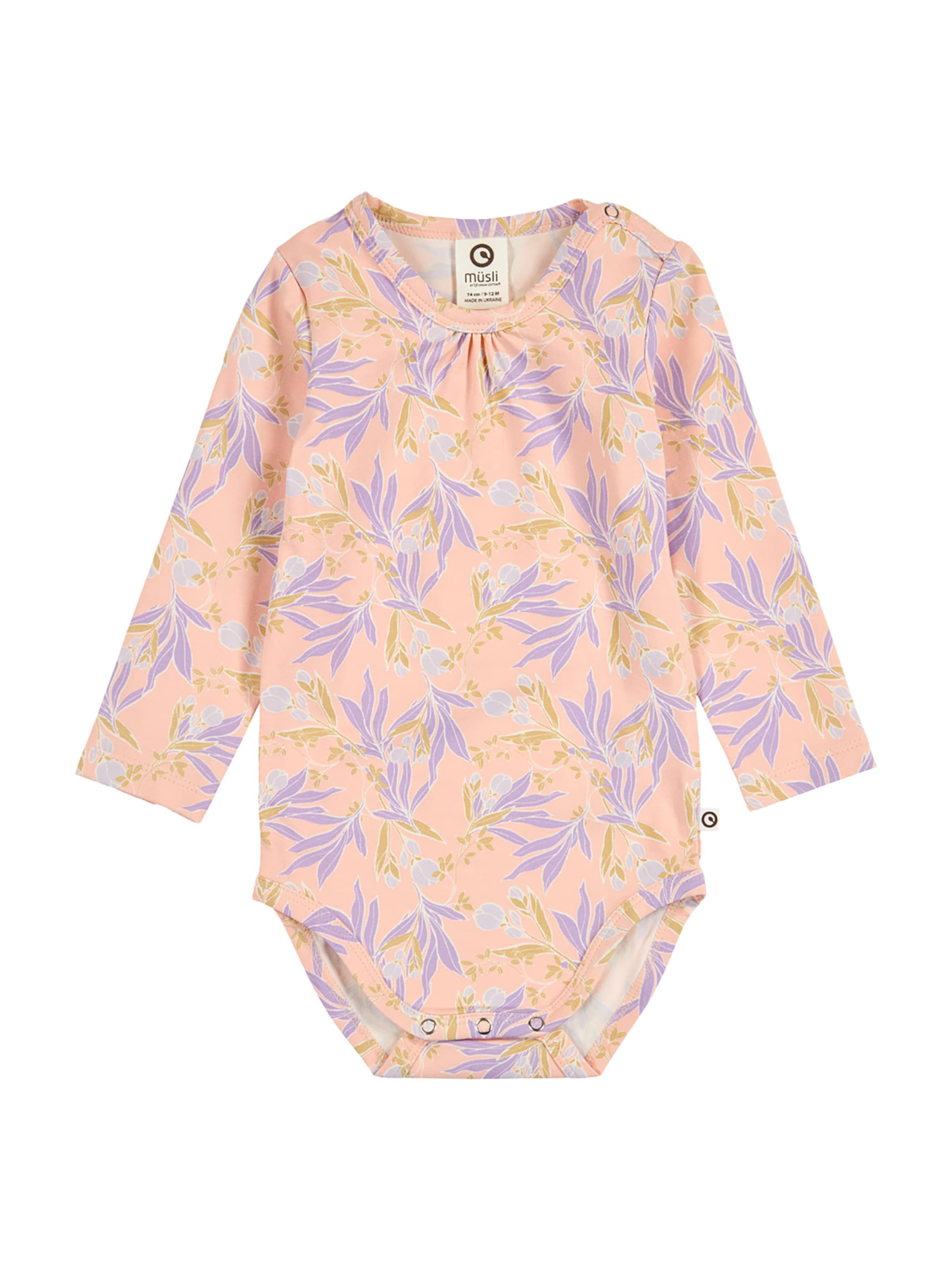 Müsli by GREEN COTTON - Macacão/Body em laranja: frente