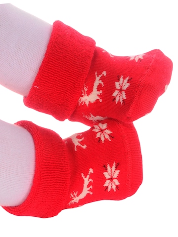 La Bortini Socks in Red