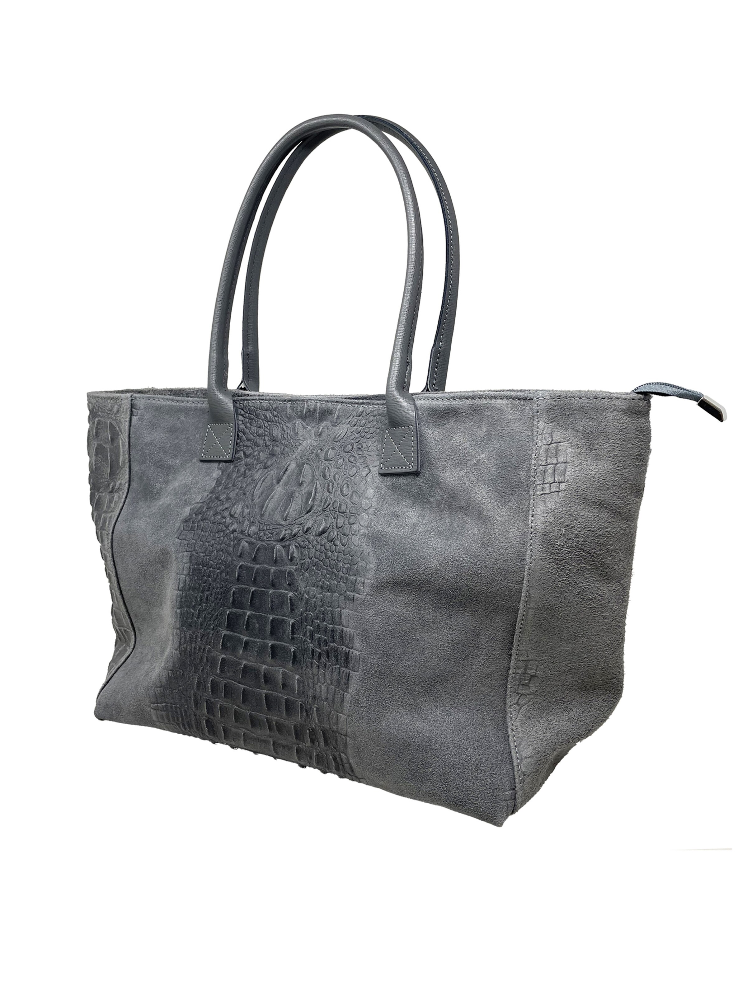 CHICCA BORSE Shopper in Grey