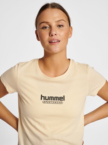 Hummel Functioneel shirt 'Booster' in Beige