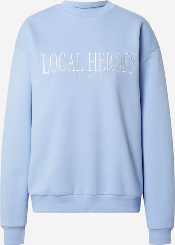 LOCAL HEROES Sweatshirt in Blauw: voorkant