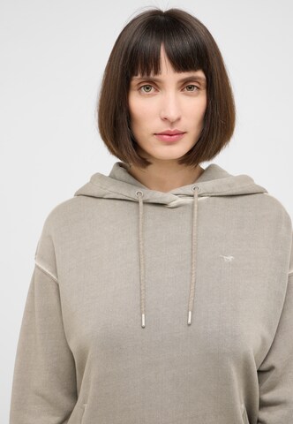 MUSTANG Sweatshirt ' Style Lea ' in Grey: front