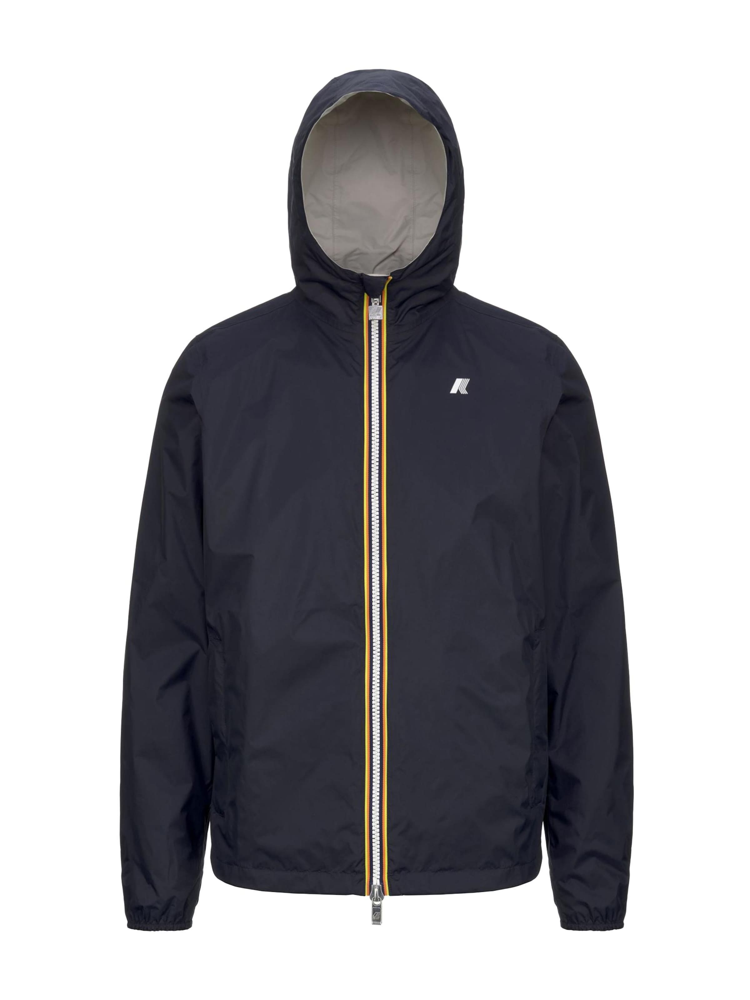 K-Way Between-season jacket 'K-WAY JAKE PLUS.2 DOUBLE GIUBBINO' in Black: front