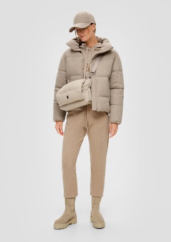 s.Oliver Tapered Trousers in Beige