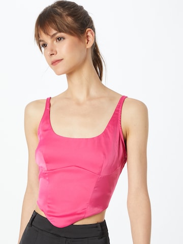 Top di Misspap in rosa: frontale