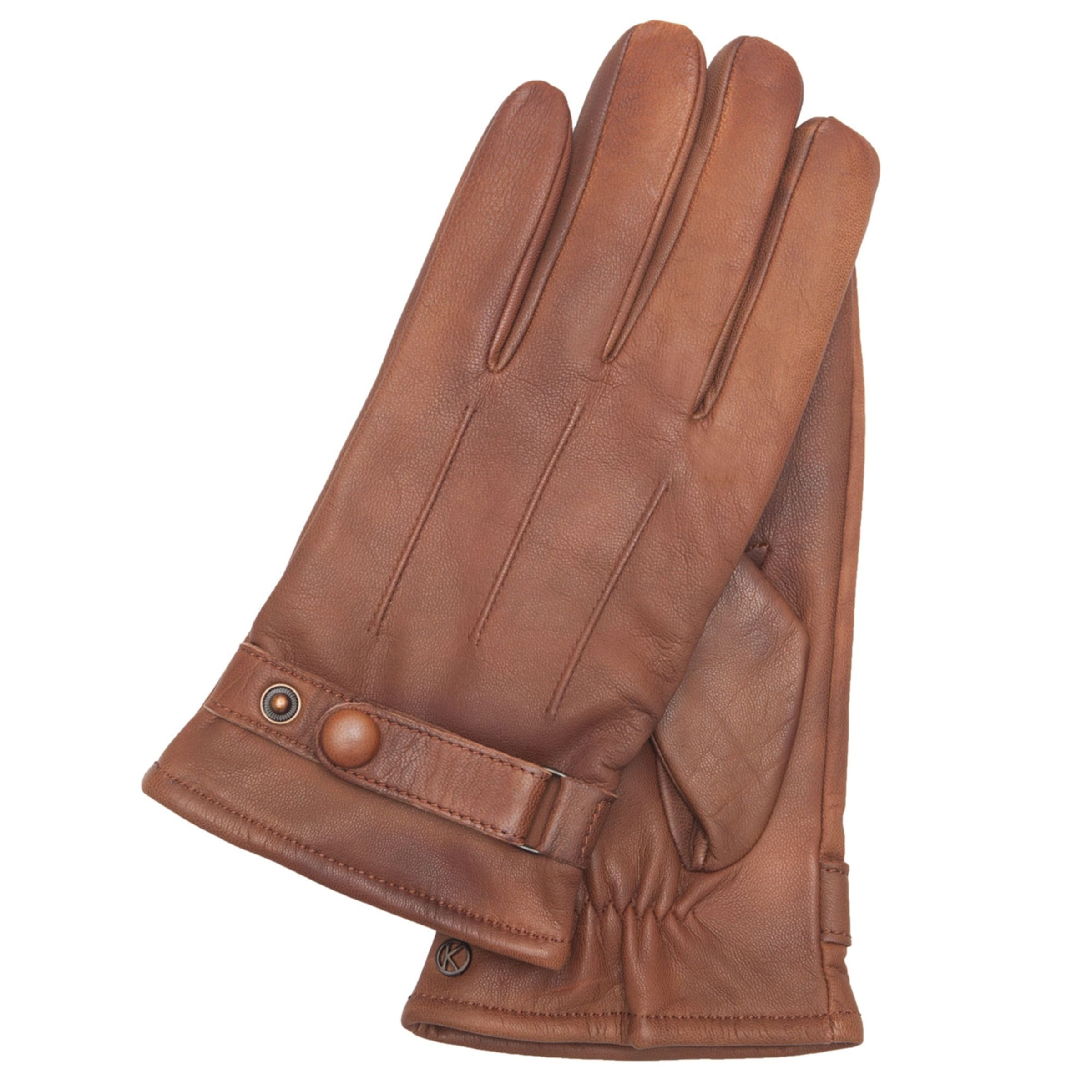 KESSLER Handschuh 'Gordon' in Braun: Vorderseite