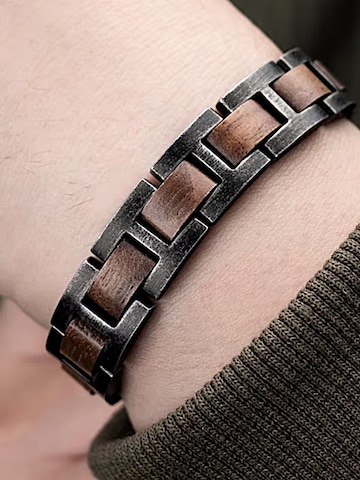 Holzwerk Armband 'MASCHSEE'‌‌‌‌‌‌ in Grau