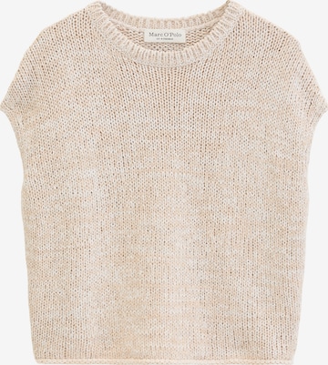 Pull-over Marc O'Polo en beige : devant