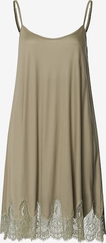 Chemise de nuit ' Melia ' Hanro en marron : devant