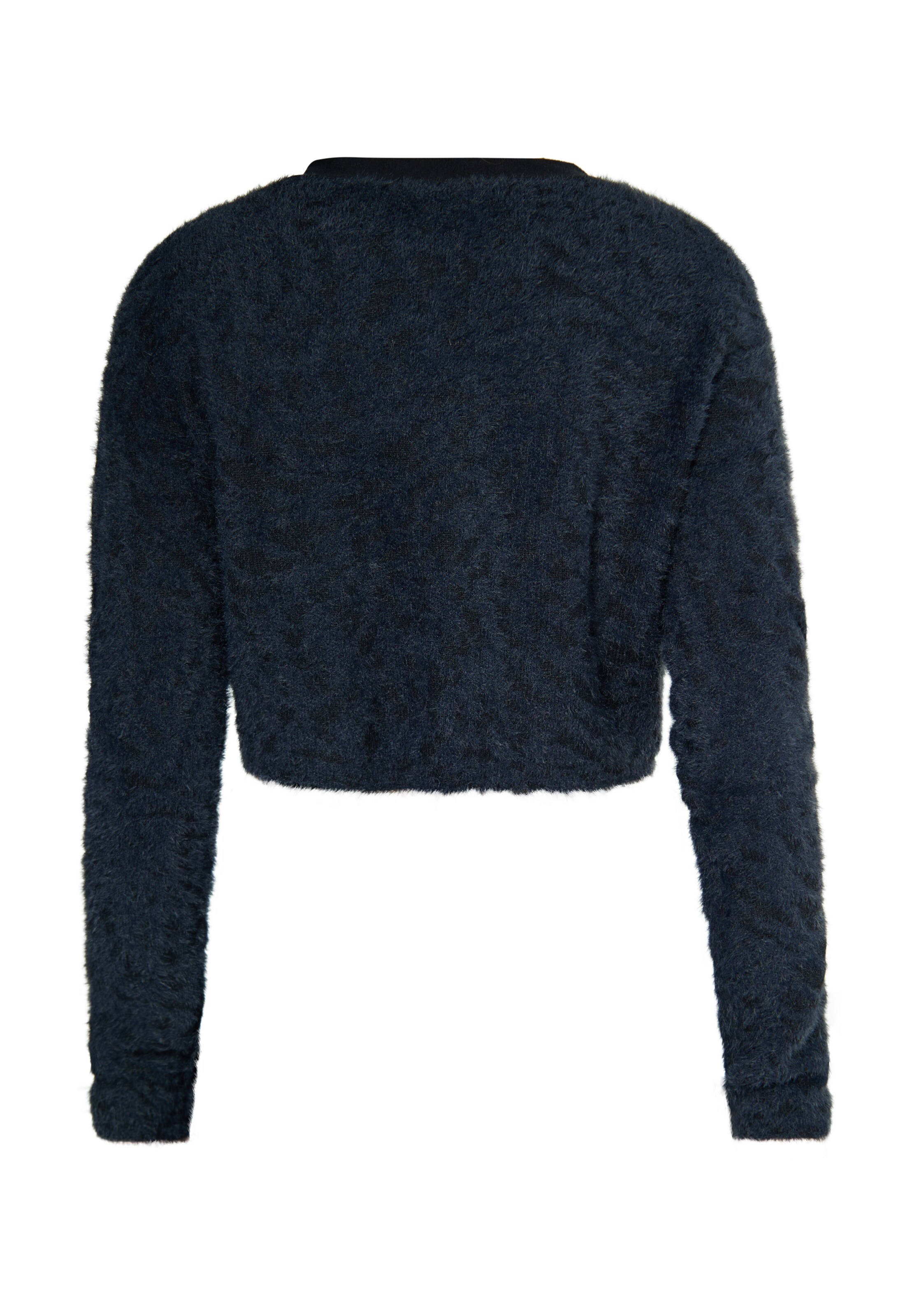 swirly Πλεκτή ζακέτα σε μαύρο