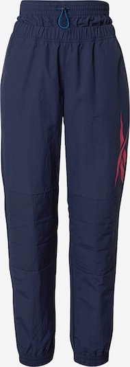 Pantaloni sport REEBOK pe navy / roz, Vizualizare produs