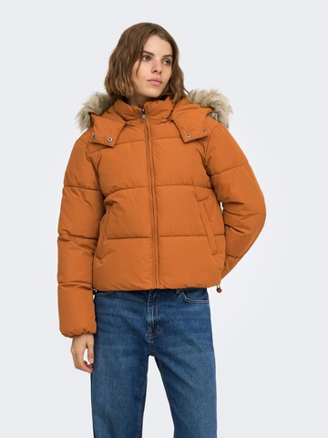 ONLY Winter jacket 'ONLJuta' in Brown: front