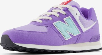 Baskets '574' new balance en violet : devant