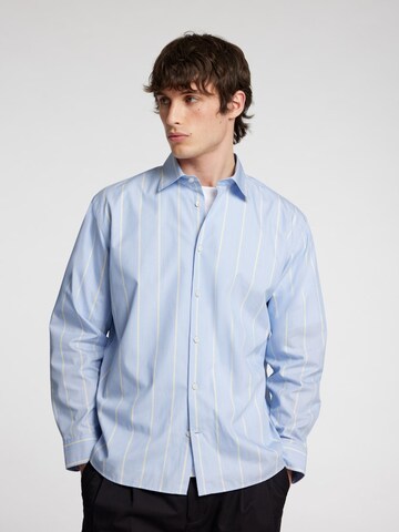 SELECTED Regular Fit Hemd 'SLHBen' in Blau: Vorderseite
