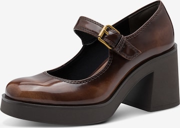 Décolleté di Tamaris in marrone: frontale