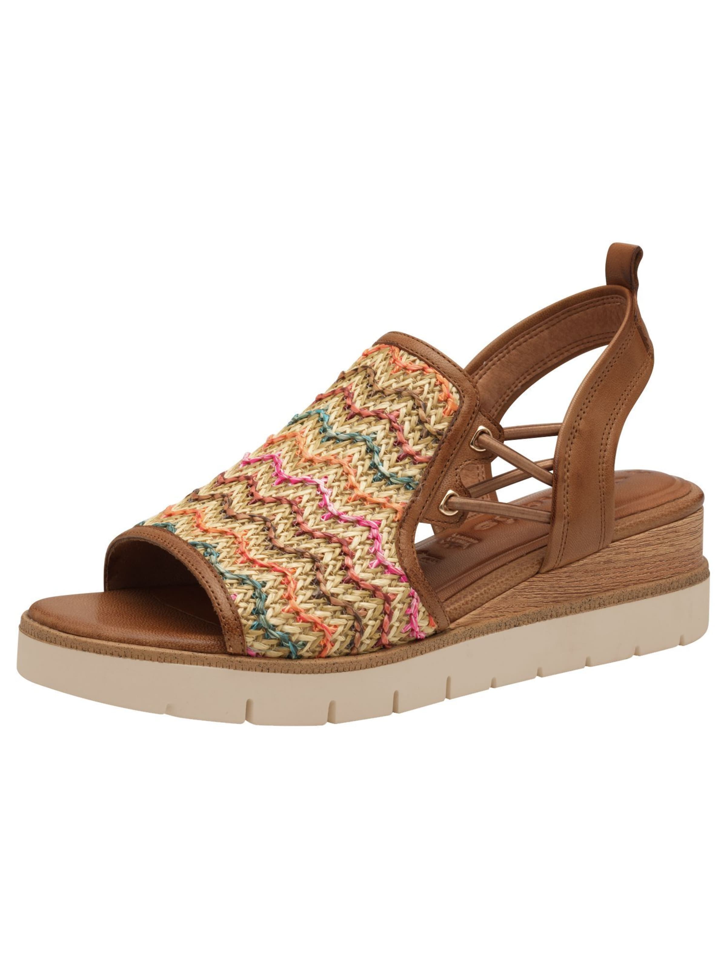 Tamaris Sandaal in Bruin: voorkant