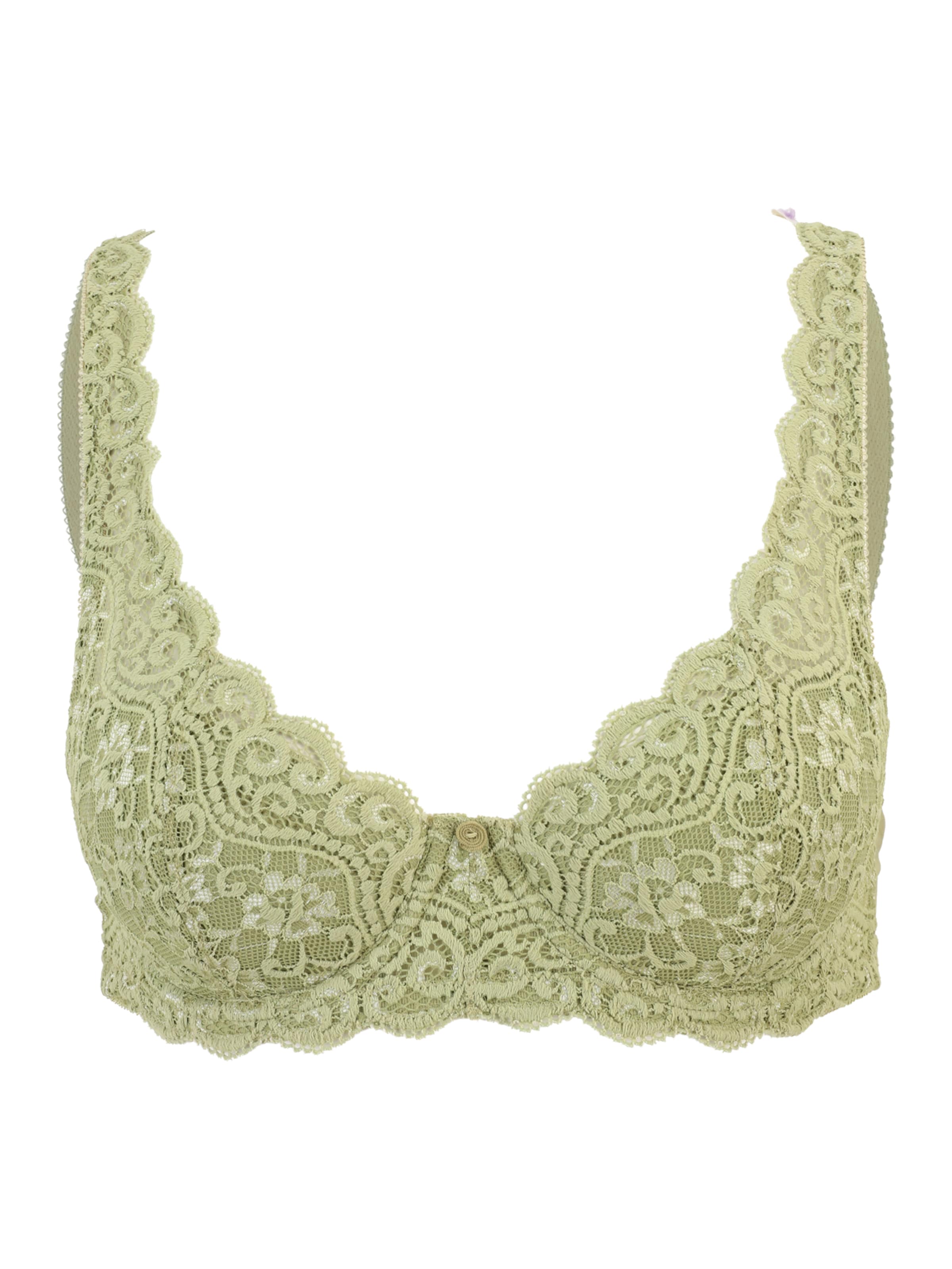 TRIUMPH Háromszög Melltartó 'Amourette' - zöld: elől