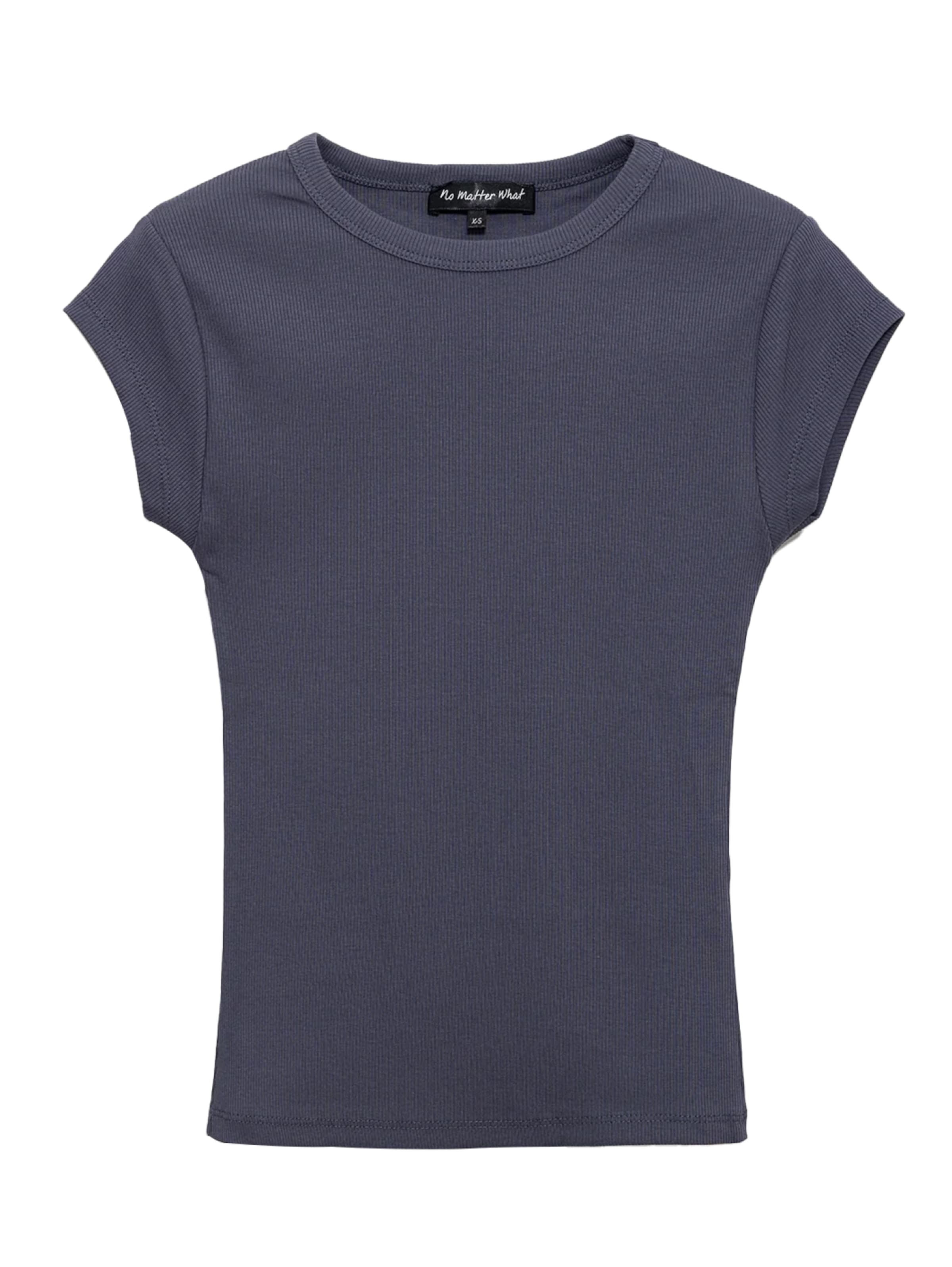 No Matter What T-Shirt in Blau: Vorderseite