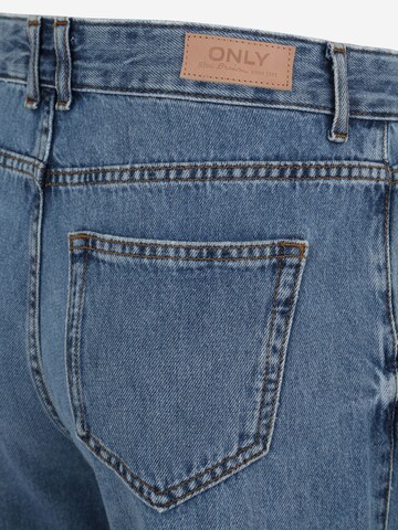 Only Petite Tapered Jeans 'TROY' in Blauw