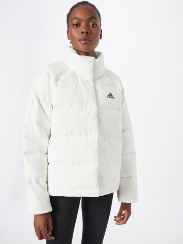 ADIDAS SPORTSWEAR Outdoor Jacket 'Helionic' in White: front