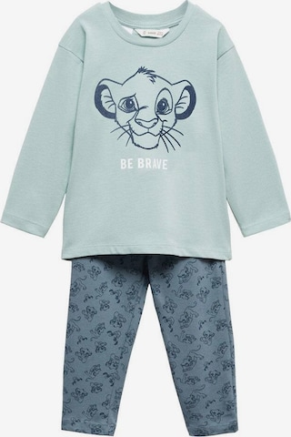 MANGO KIDS Pajamas 'Simba' in Blue: front