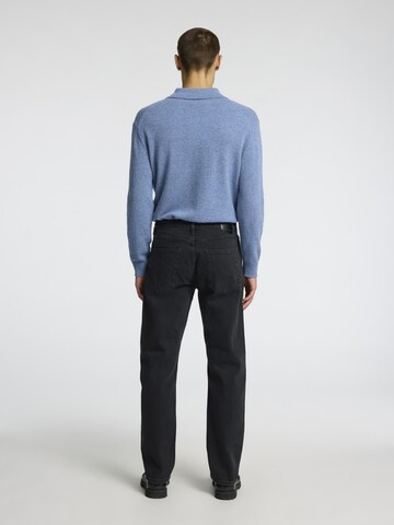 SELECTED HOMME Regular Jeans 'SLH196' in Schwarz