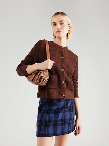 Pepe Jeans - Cárdigan 'Cecil' en marrón: frente