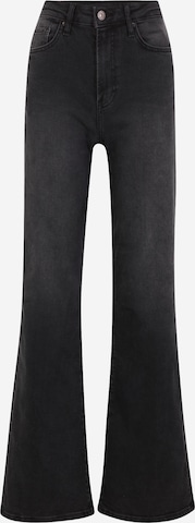 PIECES Flared Jeans 'FLIKKA' in Black: front