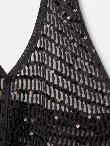 Tops en tricot Pull&Bear en noir