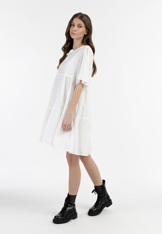 Robe d’été DreiMaster Vintage en blanc