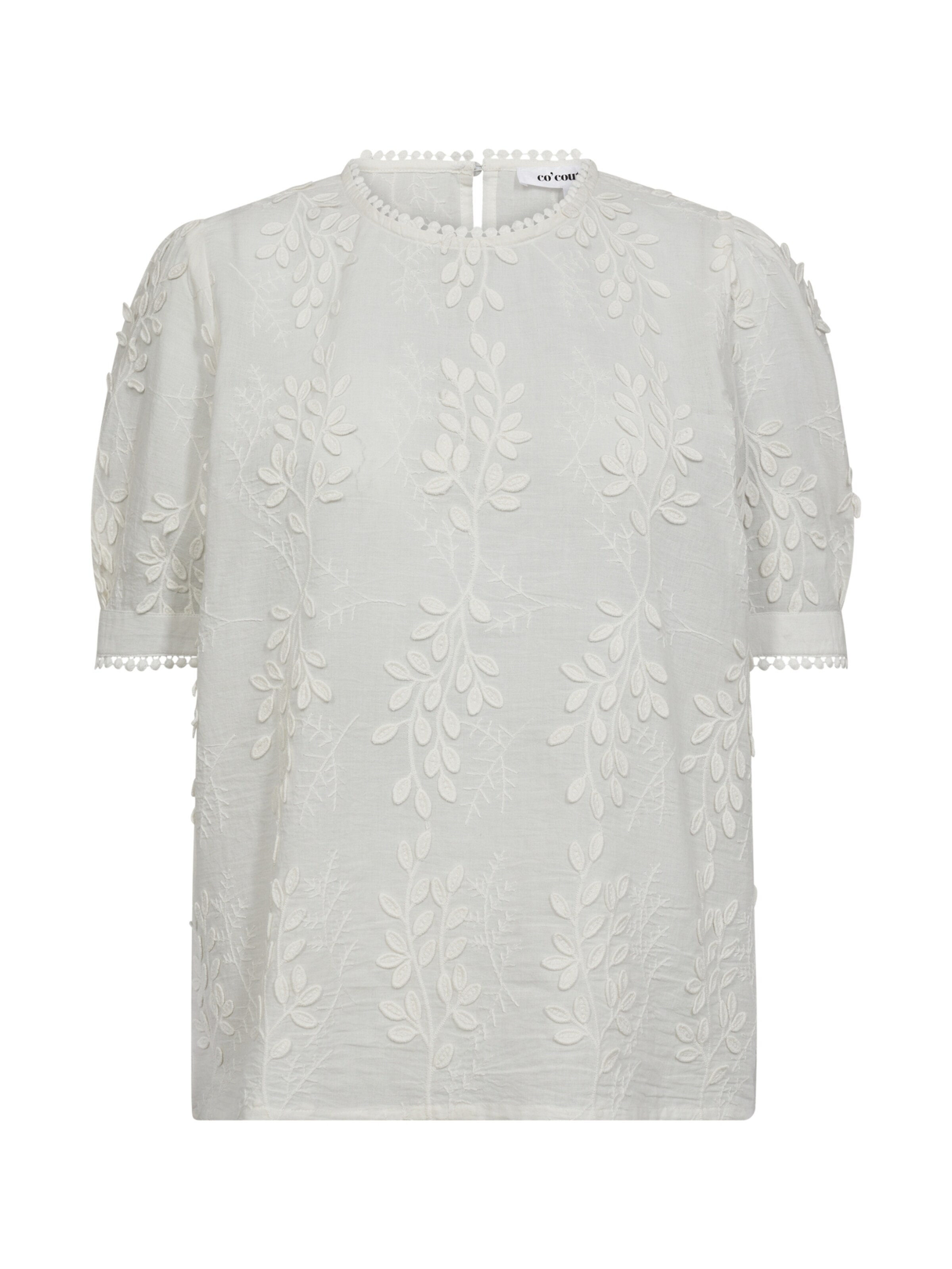 co'couture Bluse 'Nessa' in Weiß: Vorderseite