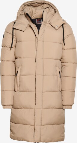 Veste d’hiver Superdry en beige : devant