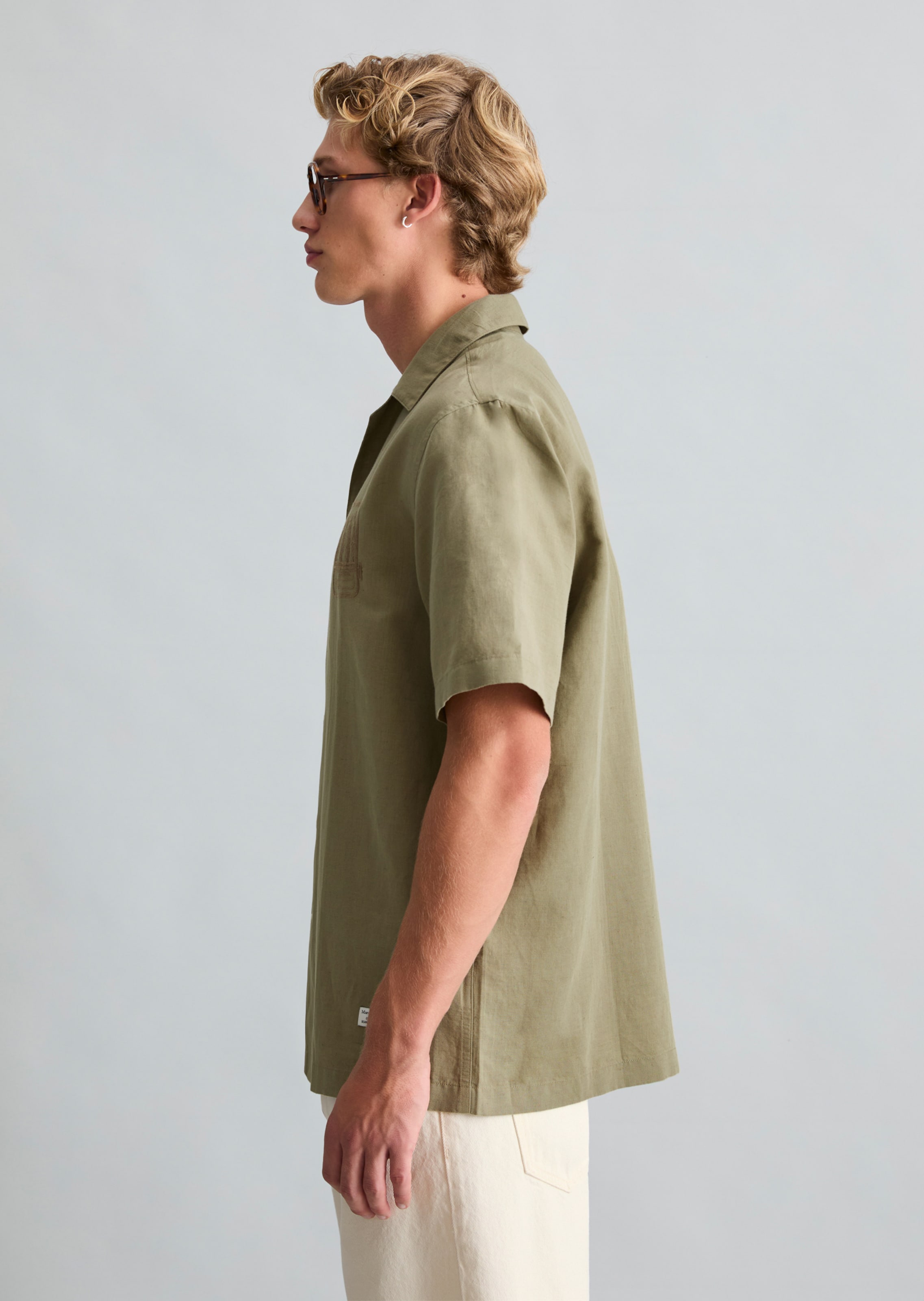 Marc O'Polo DENIM Regular fit Overhemd in Groen