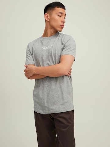 JACK & JONES Shirt 'Archie' in Grey: front