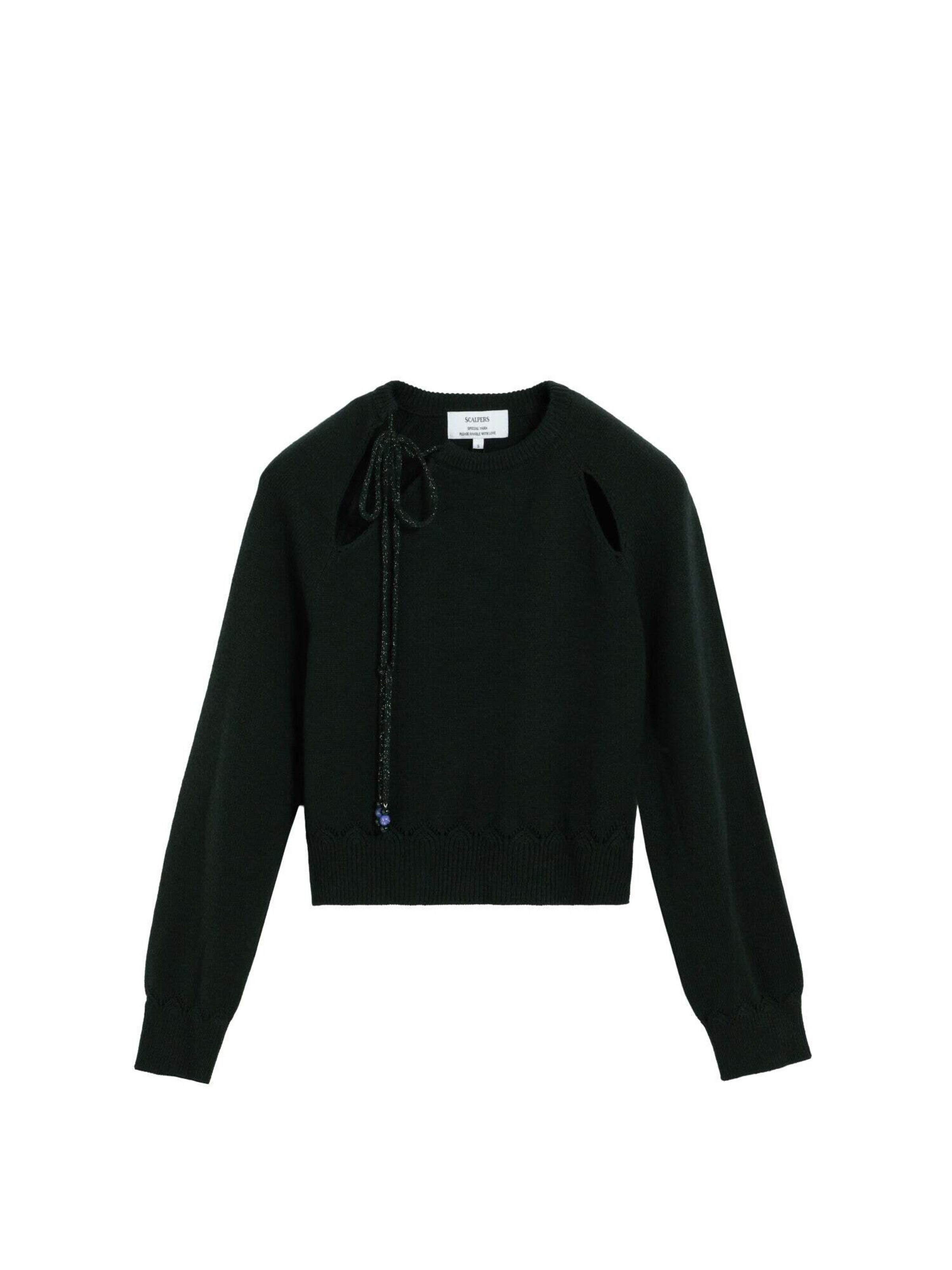 Scalpers Sweater in Green: front