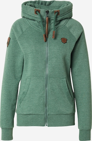 Veste de survêtement naketano en vert : devant