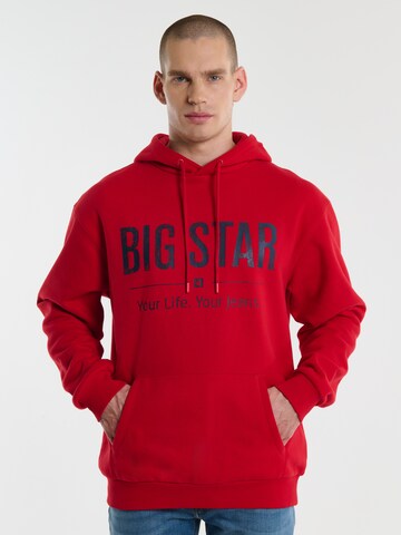 BIG STAR Sweatshirt 'ASHLYNO' in Red: front