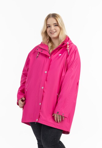 Schmuddelwedda Regenjacke in Pink: predná strana