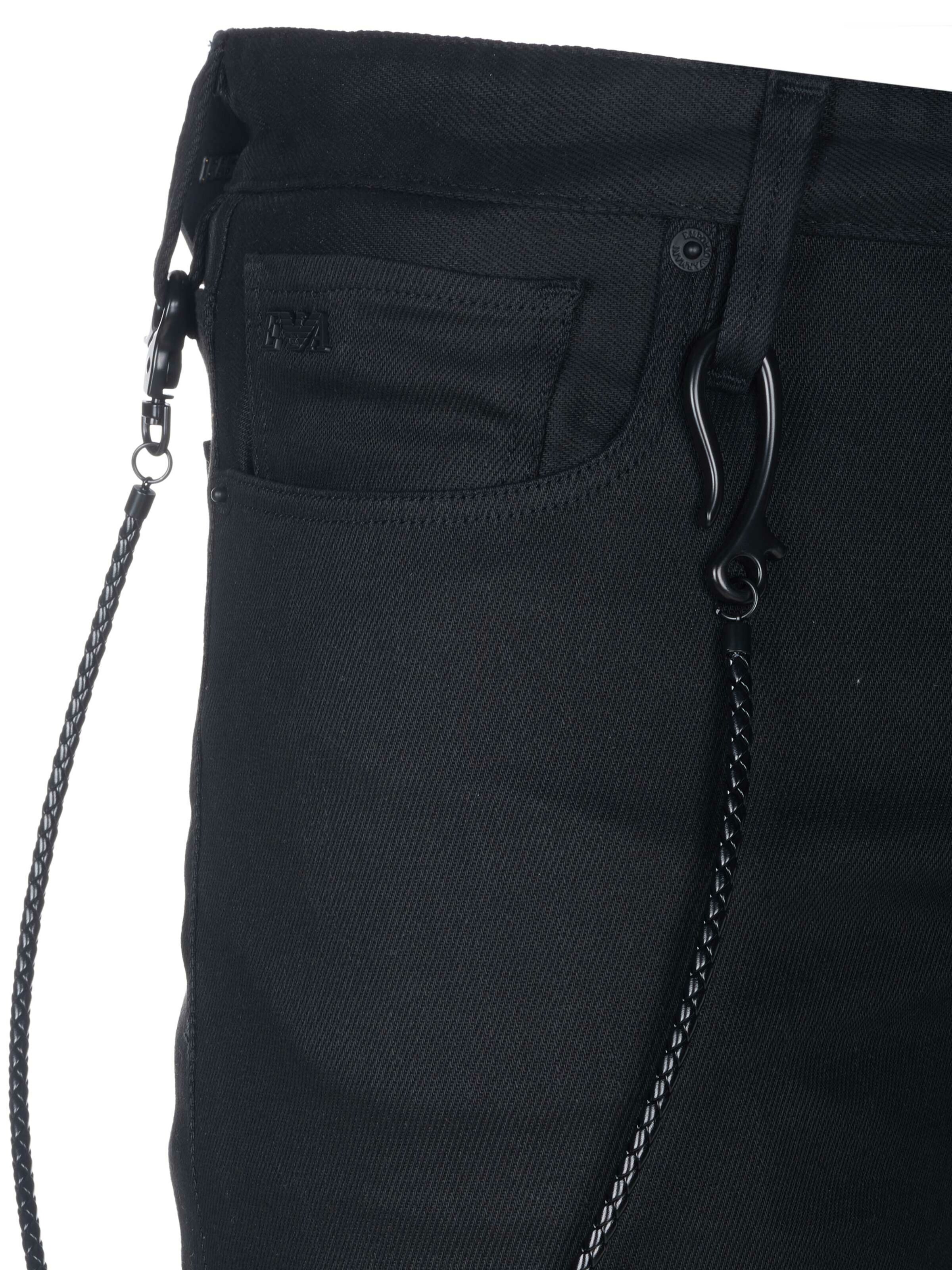 Emporio Armani Regular Jeans in Zwart