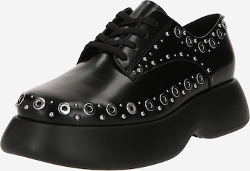 3.1 Phillip Lim - Zapatos con cordón 'MERCER' en negro: frente