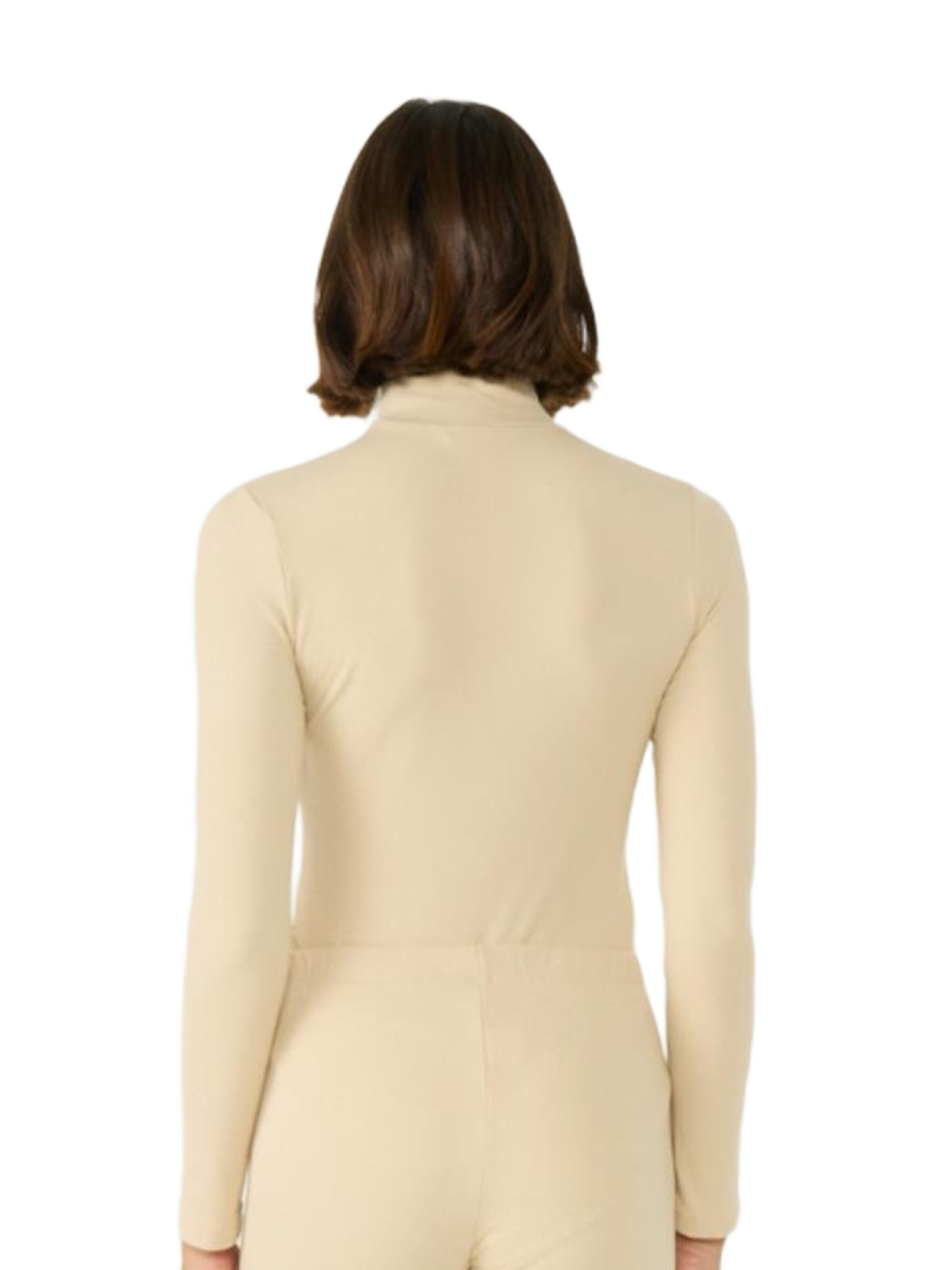 C&City Shirt bodysuit in Beige