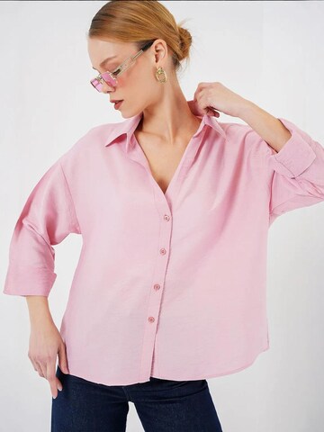 Bigdart Shirt in Roze: voorkant