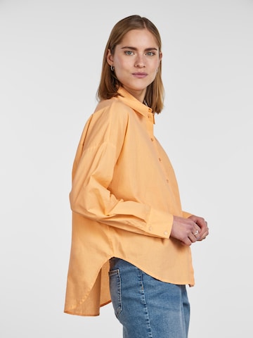 Camicia da donna 'Tanne' di PIECES in arancione